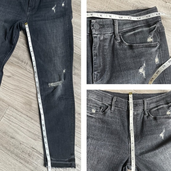 Mother The Undone Hem Looker Ankle Stealing Shadows Distressed ALTERED 28 - Picture 15 of 16